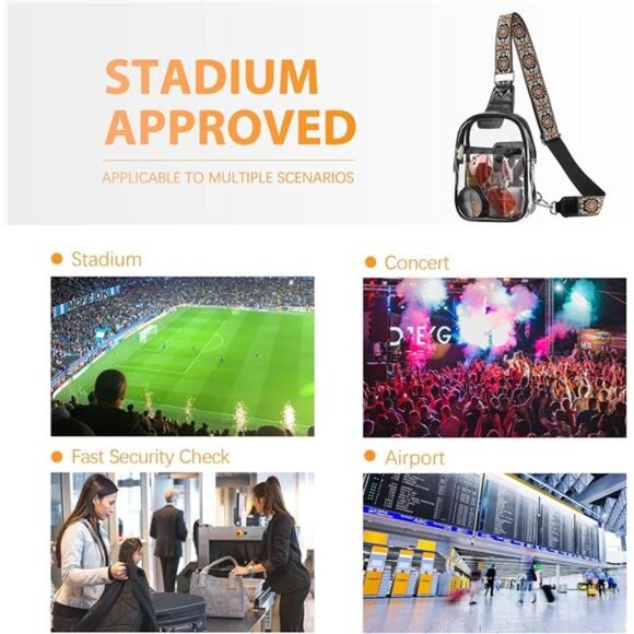 Small Sling Bag for Women Leather Crossbody Bags Fanny Pack Chest Bag - Picture 7 of 7